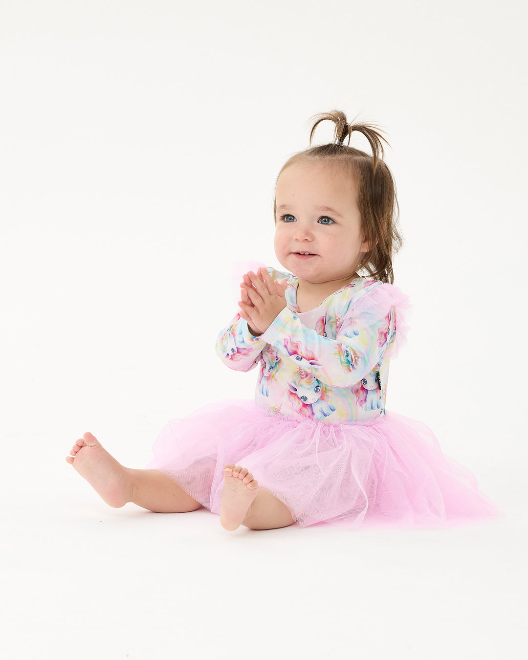 UNICORN PONY CIRCUS FRILL BODYSUIT DRESS