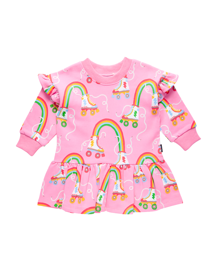 LET THE GOOD TIME ROLL BABY JESSICA FRILL DRESS