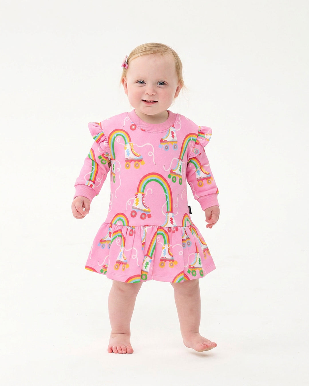 LET THE GOOD TIME ROLL BABY JESSICA FRILL DRESS