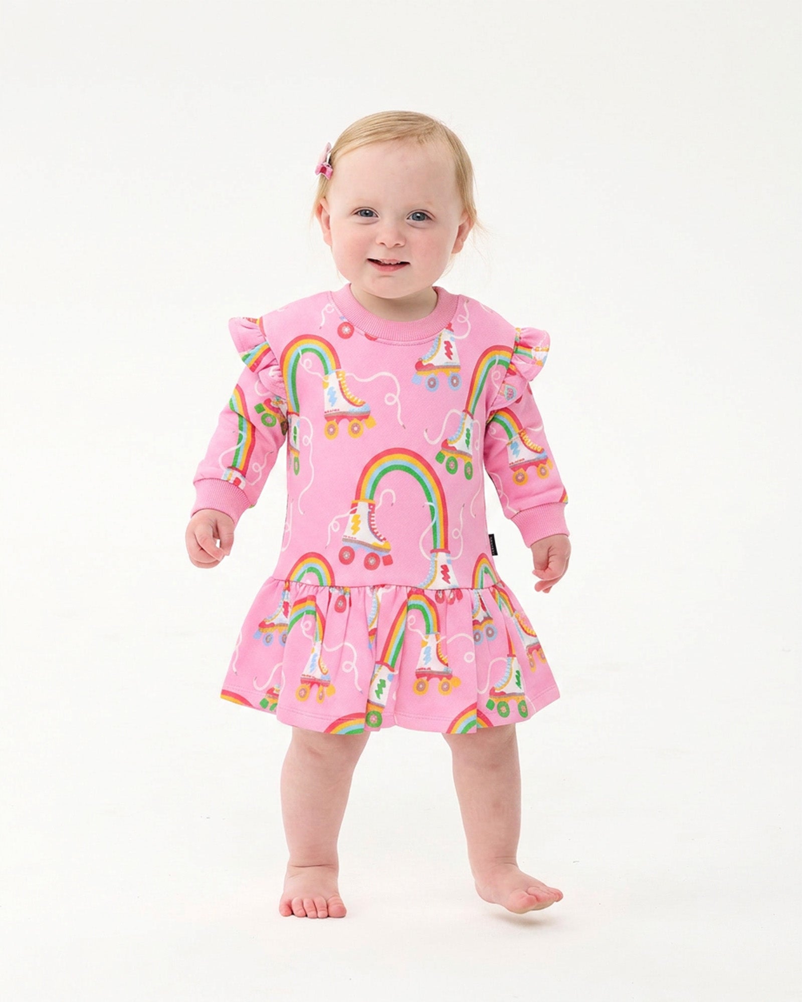 LET THE GOOD TIME ROLL BABY JESSICA FRILL DRESS
