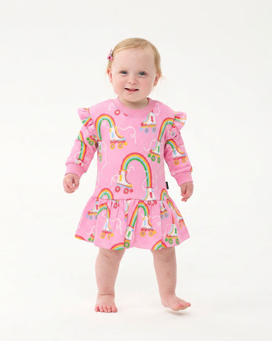 LET THE GOOD TIME ROLL BABY JESSICA FRILL DRESS