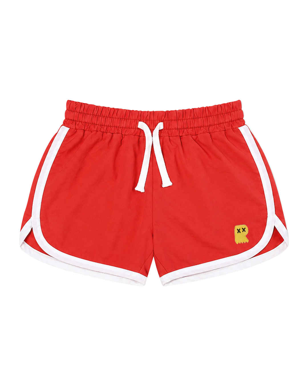 RETRO JOGGER SHORT IN FIERY RED