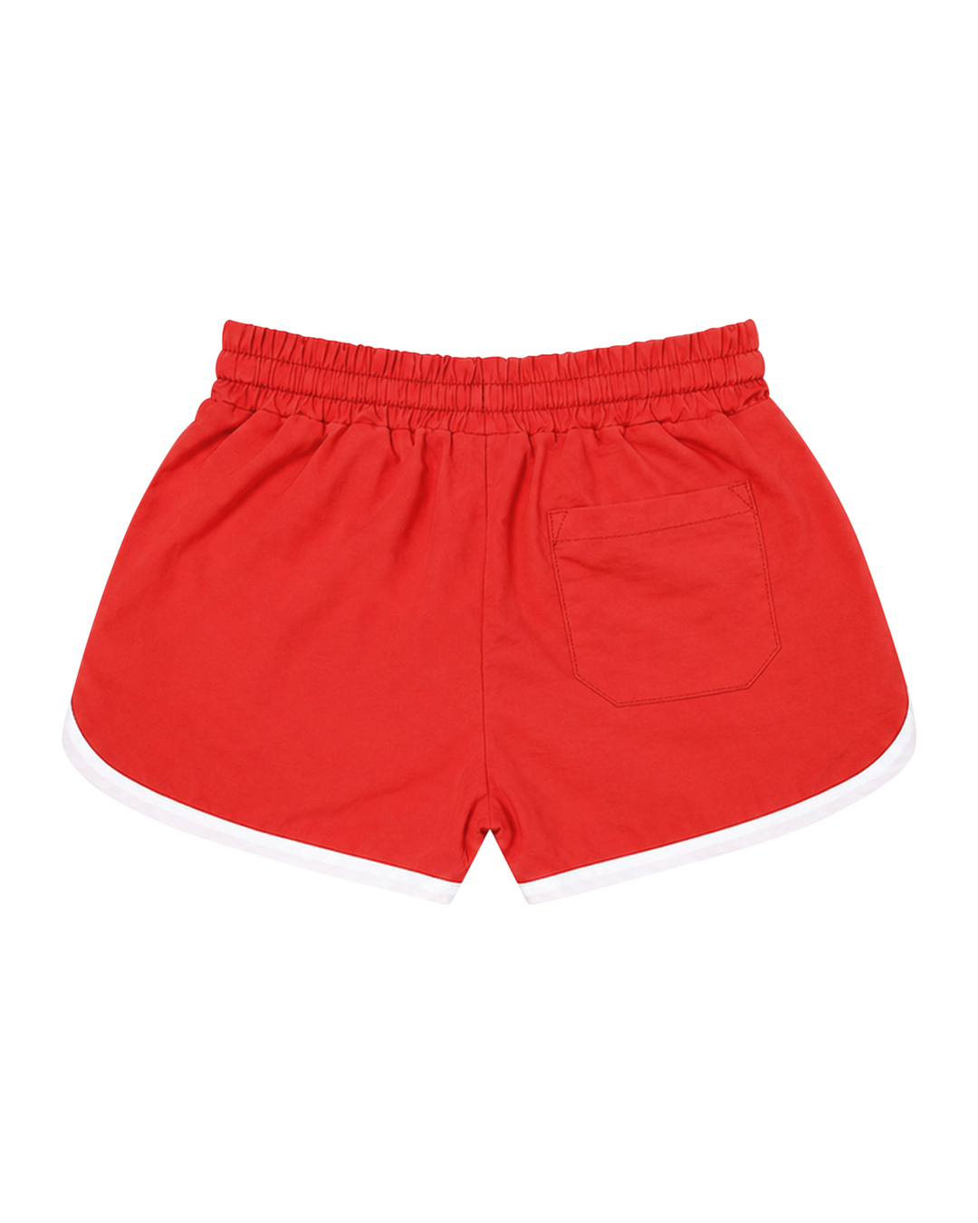 RETRO JOGGER SHORT IN FIERY RED