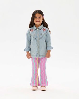 CANDY STRIPE BONNIE FLARE LEGGING