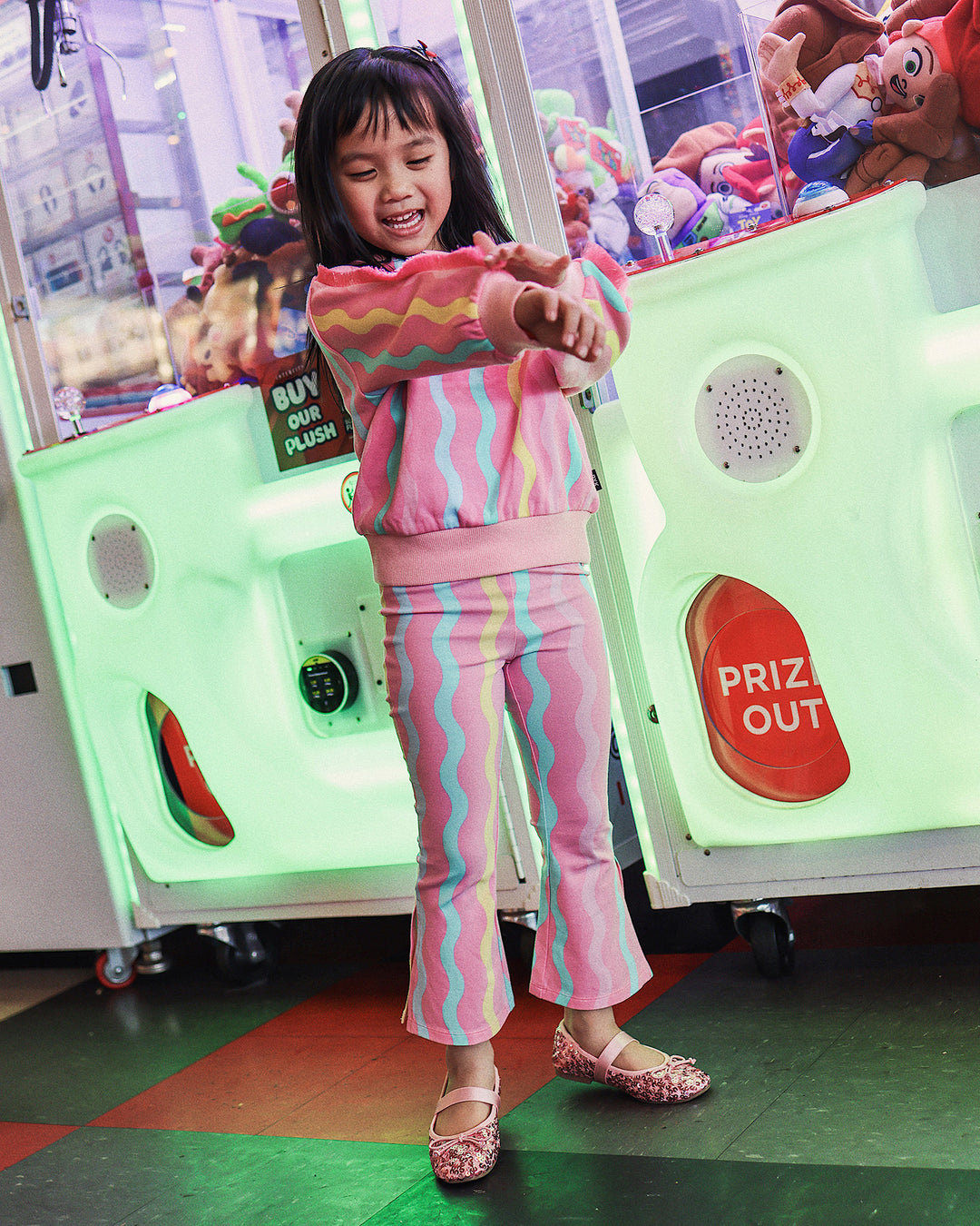 CANDY STRIPE BONNIE FLARE LEGGING