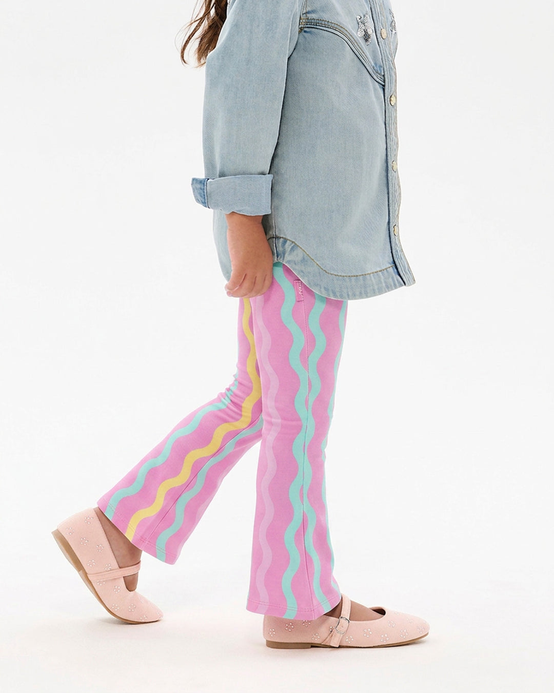 CANDY STRIPE BONNIE FLARE LEGGING