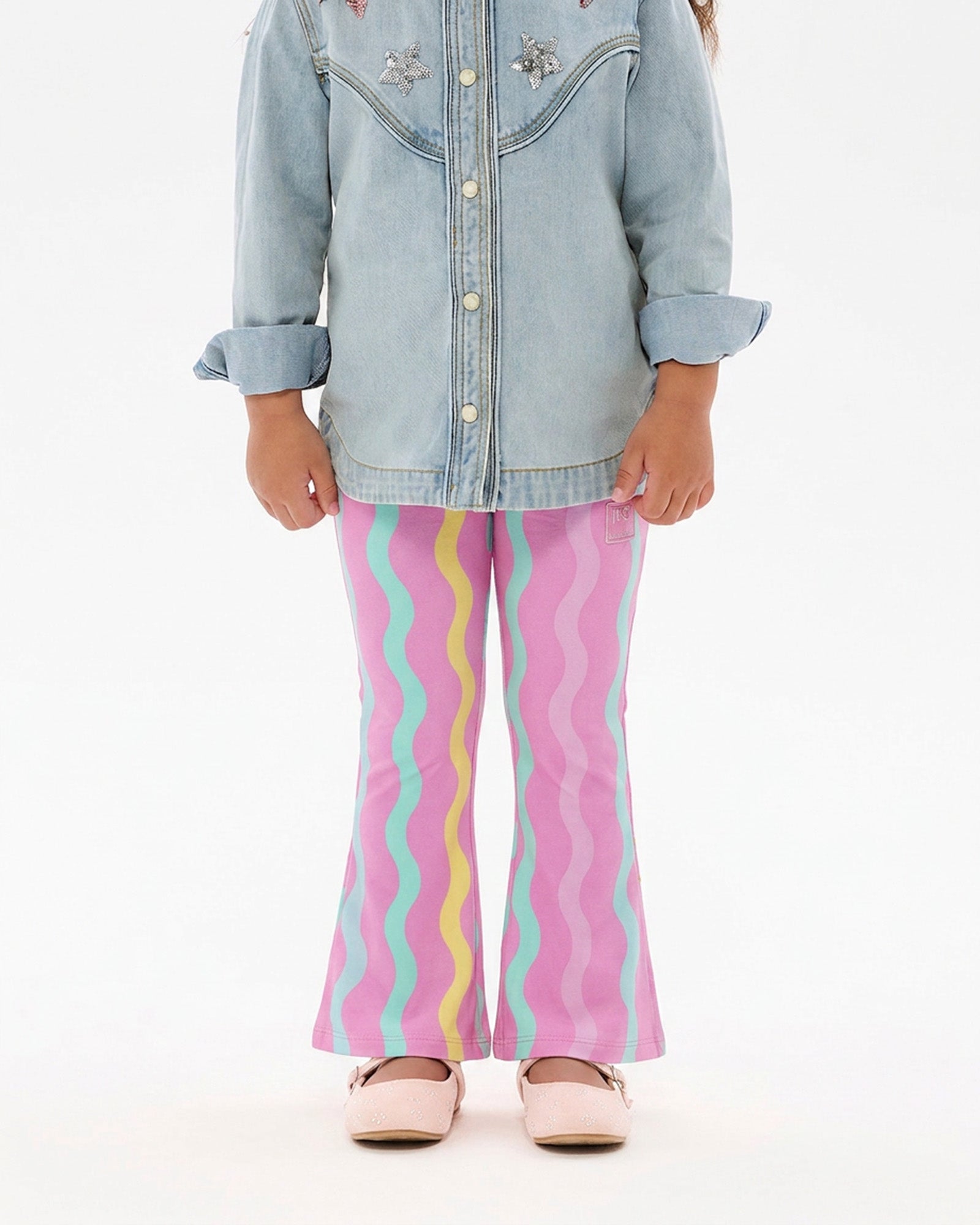 CANDY STRIPE BONNIE FLARE LEGGING