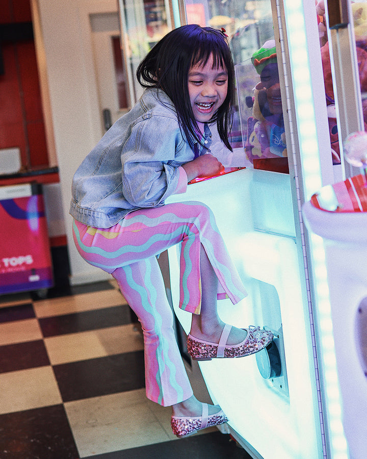 CANDY STRIPE BONNIE FLARE LEGGING