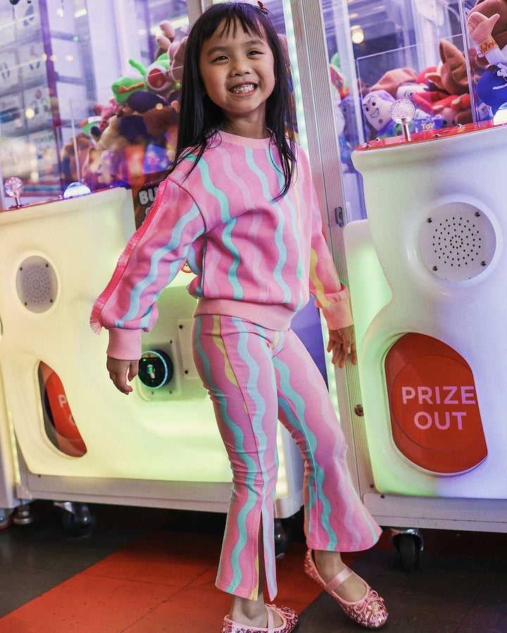 CANDY STRIPE BONNIE FLARE LEGGING