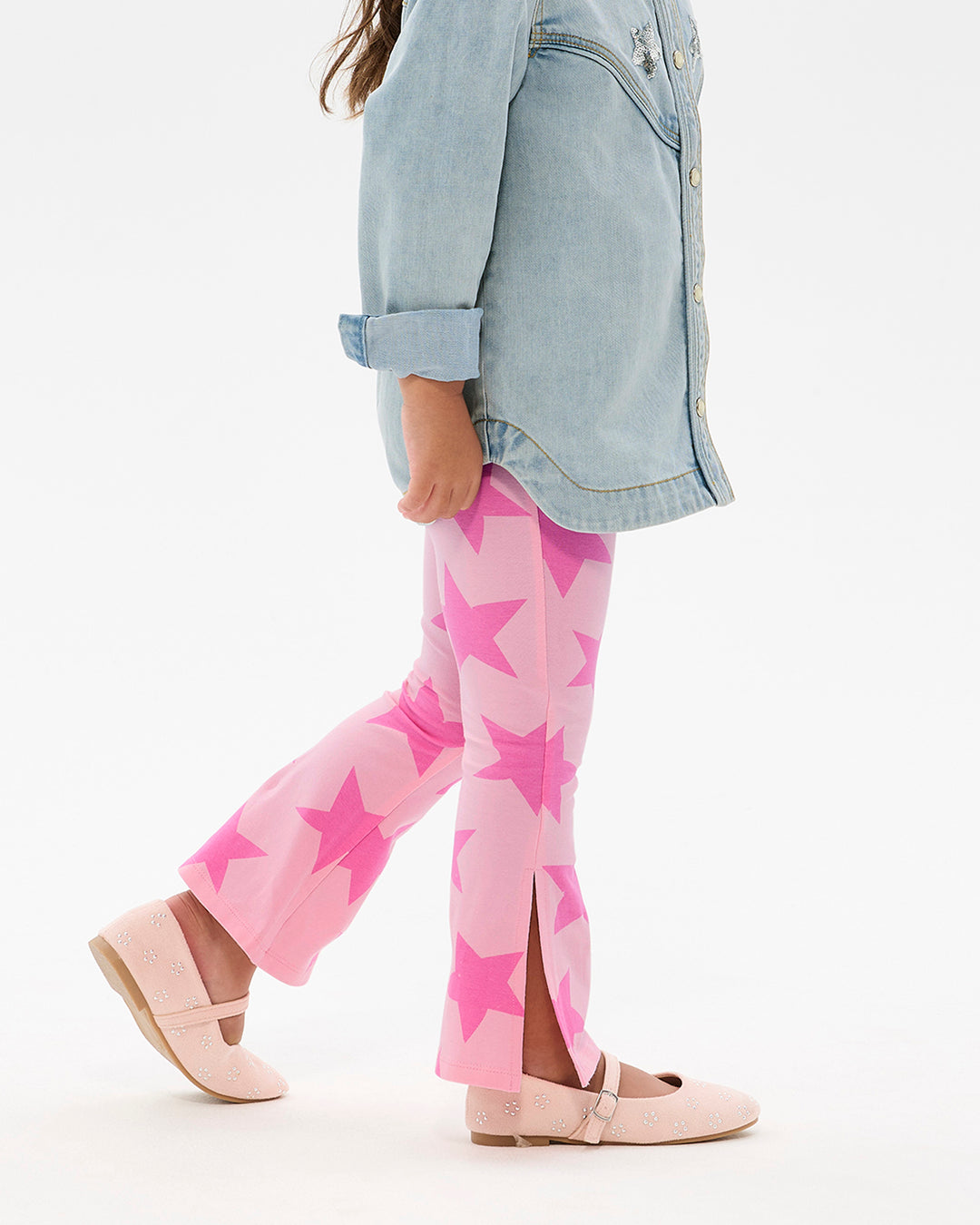 PINK STARS BONNIE FLARE LEGGING