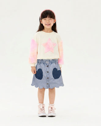 WILD AT HEART WILLOW DENIM SKIRT
