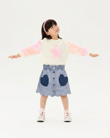 WILD AT HEART WILLOW DENIM SKIRT