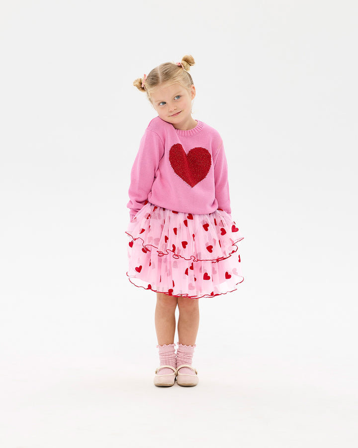BE MINE VALENTINE TULLE SKIRT