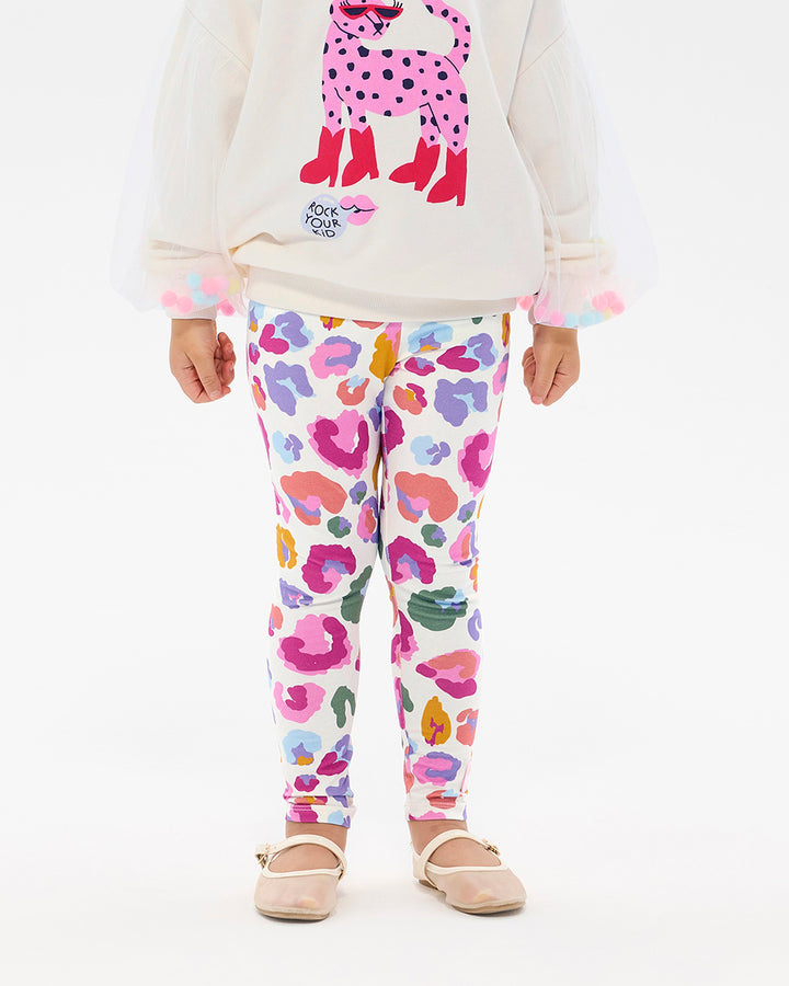RAINBOW LEOPARD LOLLY LEGGING