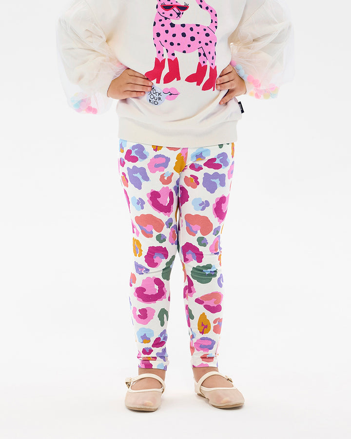 RAINBOW LEOPARD LOLLY LEGGING