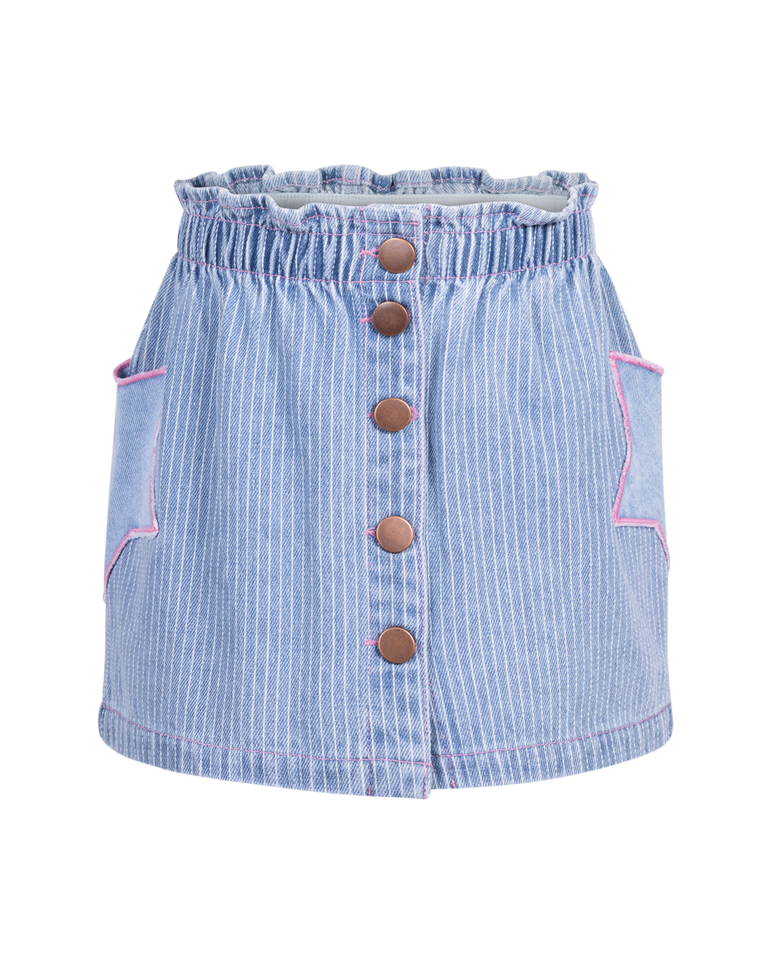 GIDDY UP STARS DENIM MAE SKIRT