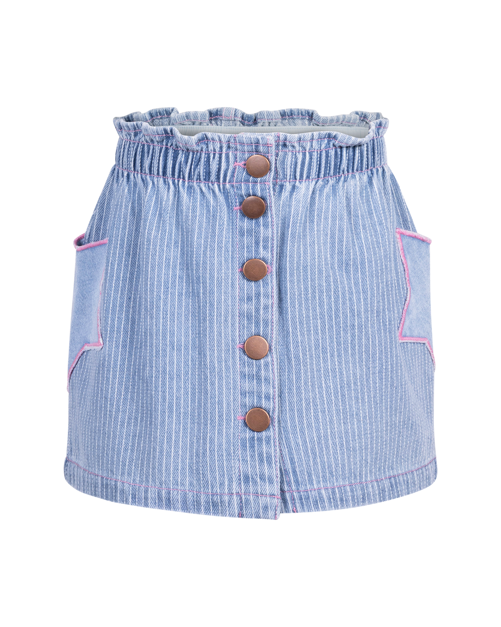 GIDDY UP STARS DENIM MAE SKIRT