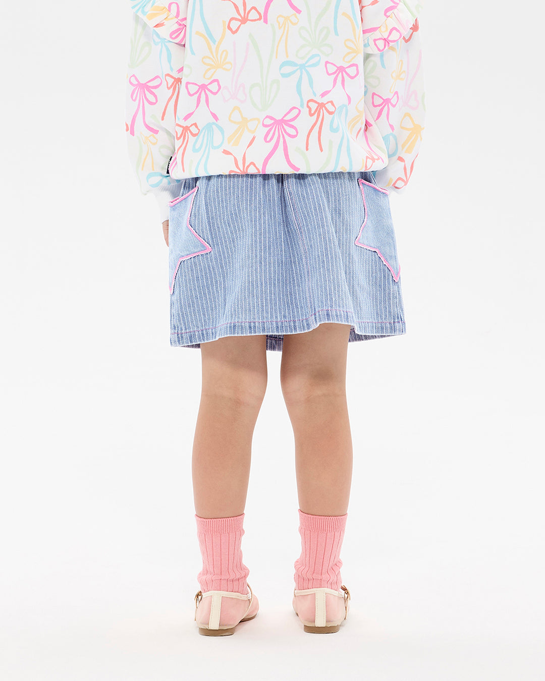GIDDY UP STARS DENIM MAE SKIRT