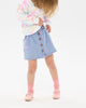 GIDDY UP STARS DENIM MAE SKIRT
