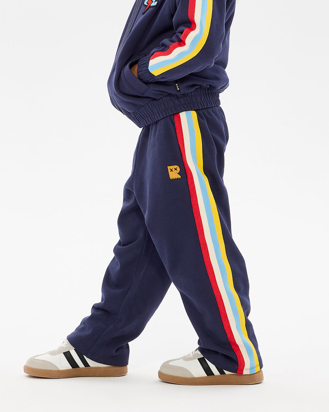FUELLED BY THUNDER VINNIE WIDE LEG TRACK PANT