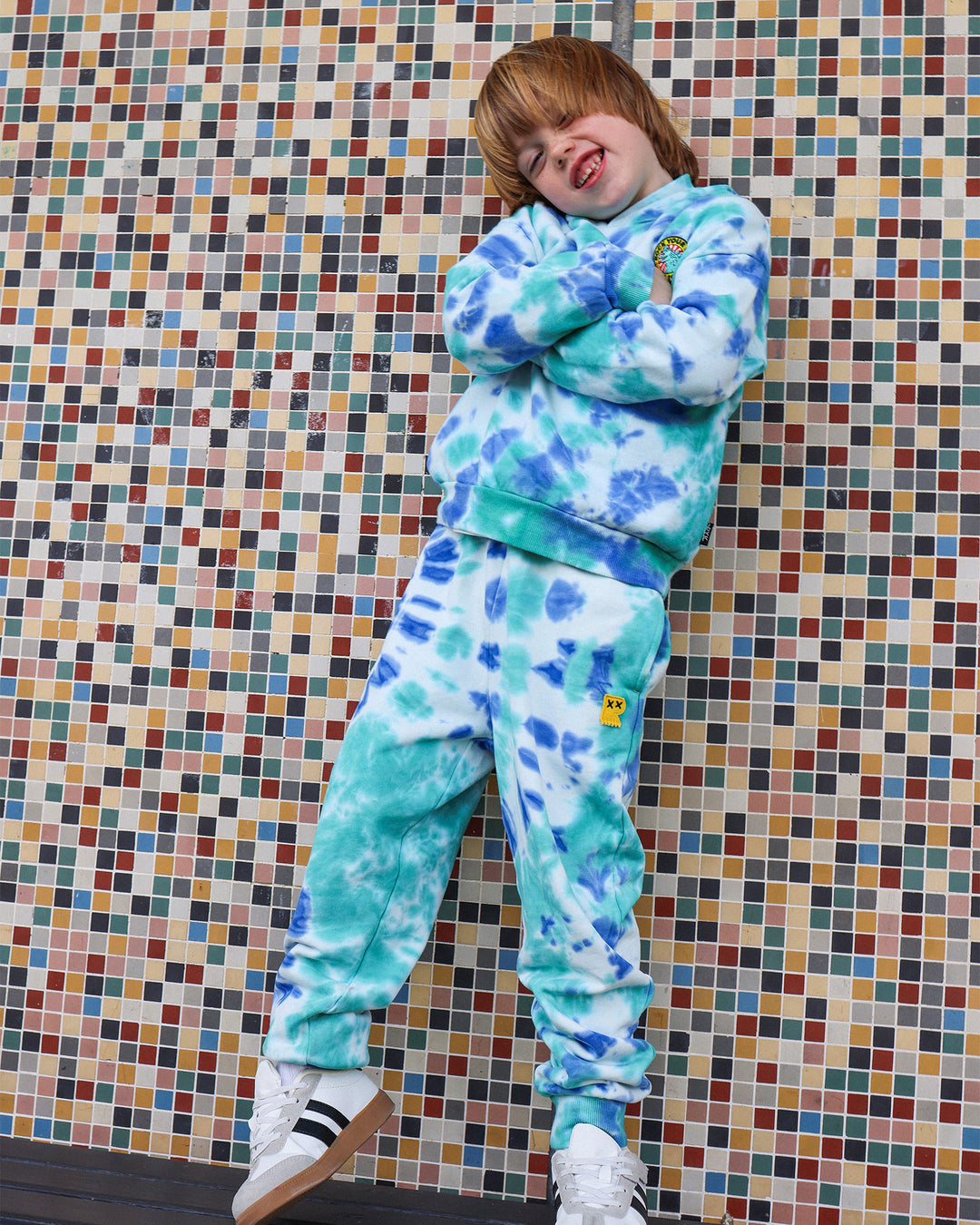 ZILLA SK8 TIE DYE REN TRACK PANT | Rock Your Baby