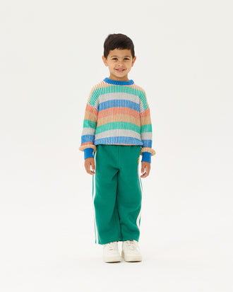 HAPPY CAMPER RAFI WIDE LEG TRACK PANT