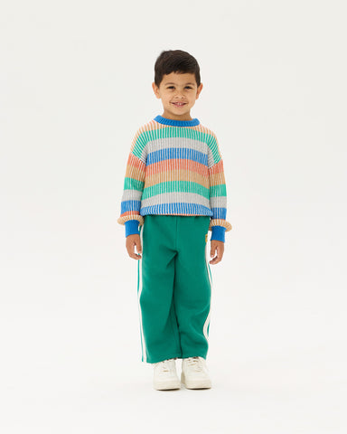 HAPPY CAMPER RAFI WIDE LEG TRACK PANT