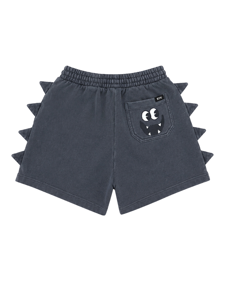 LENNY SHORT IN CHARCOAL GREY