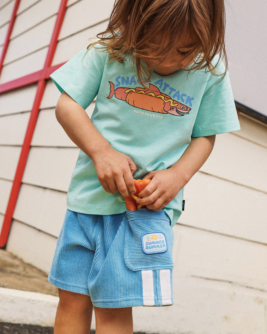 CARSON CARGO SHORT IN COASTAL BLUE