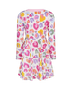 RAINBOW LEOPARD LONG SLEEVE POLLY DRESS