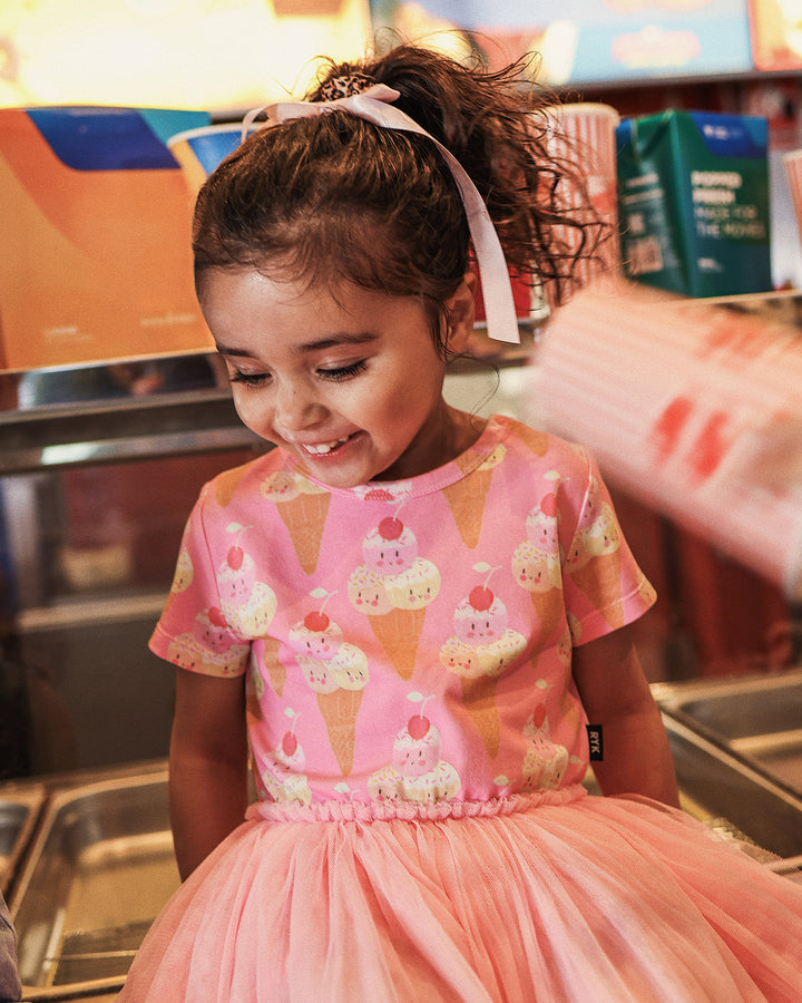 CIRCUS DRESS IN ICE CREAM