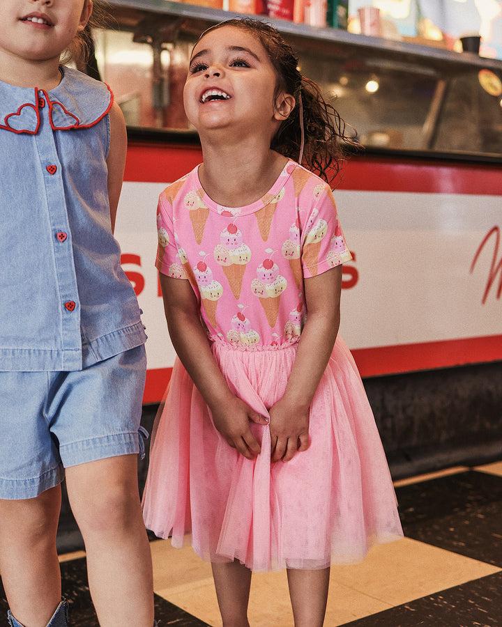 CIRCUS DRESS IN ICE CREAM