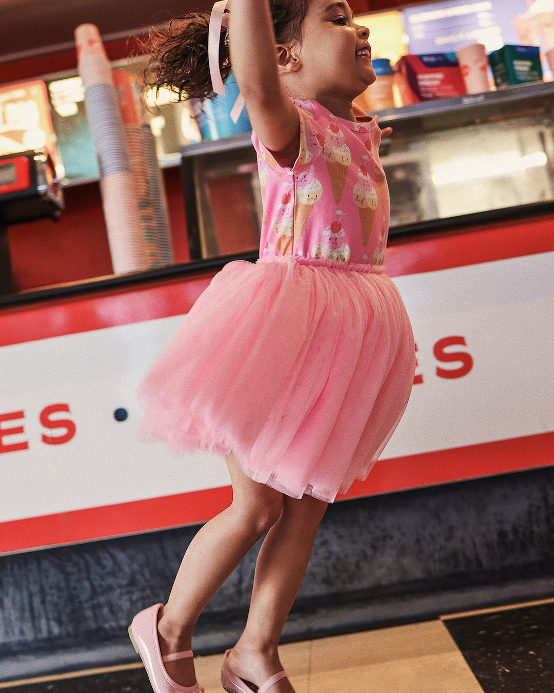 CIRCUS DRESS IN ICE CREAM