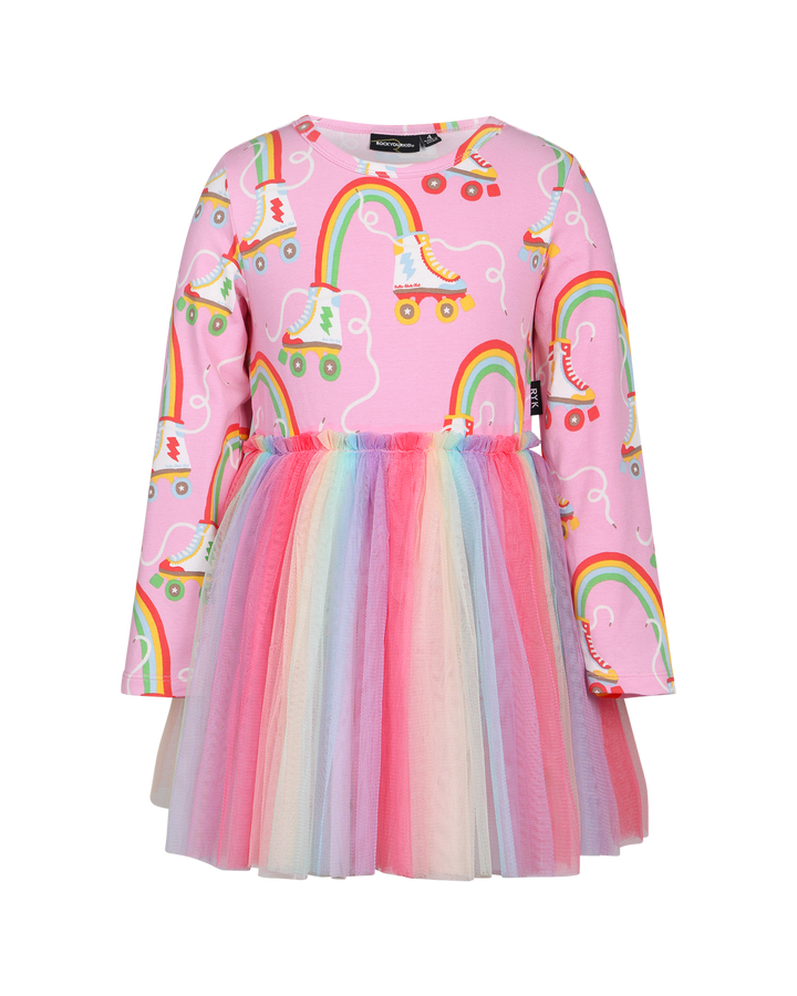 LET THE GOOD TIMES ROLL LONG SLEEVE CIRCUS DRESS