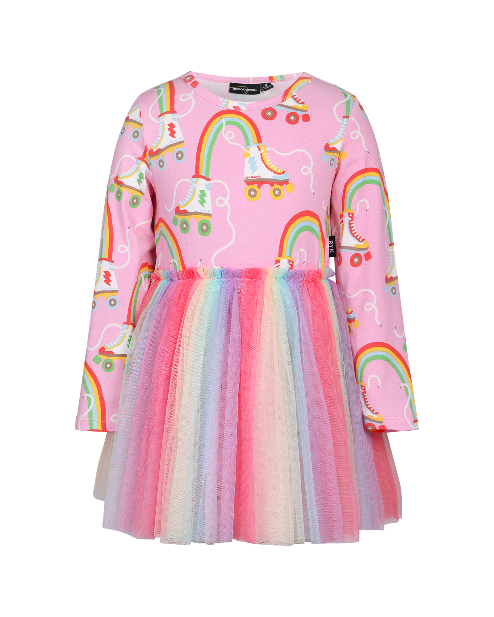 LET THE GOOD TIMES ROLL LONG SLEEVE CIRCUS DRESS