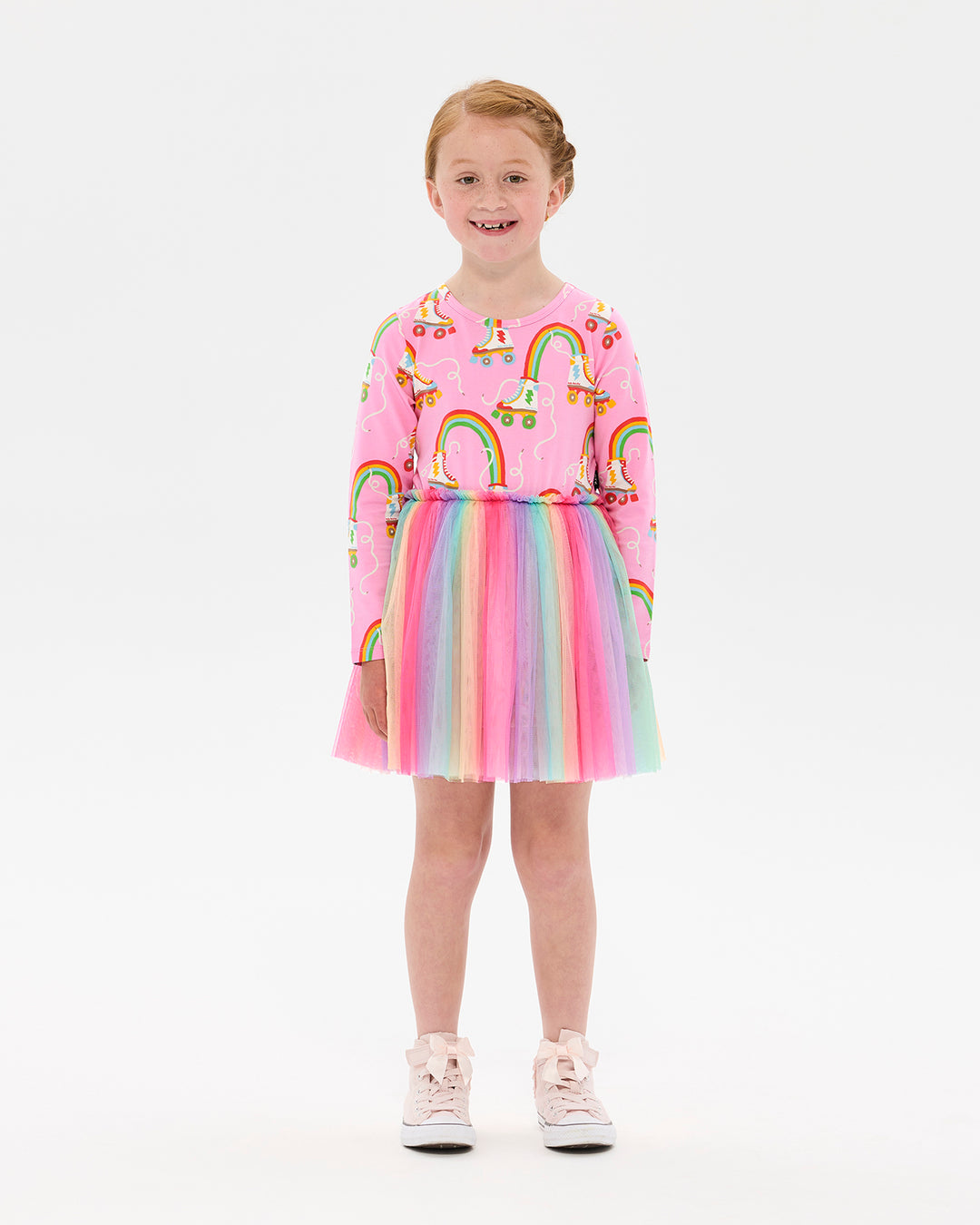 LET THE GOOD TIMES ROLL LONG SLEEVE CIRCUS DRESS