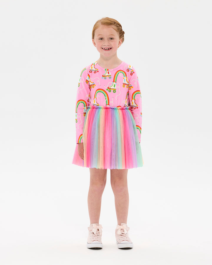 LET THE GOOD TIMES ROLL LONG SLEEVE CIRCUS DRESS