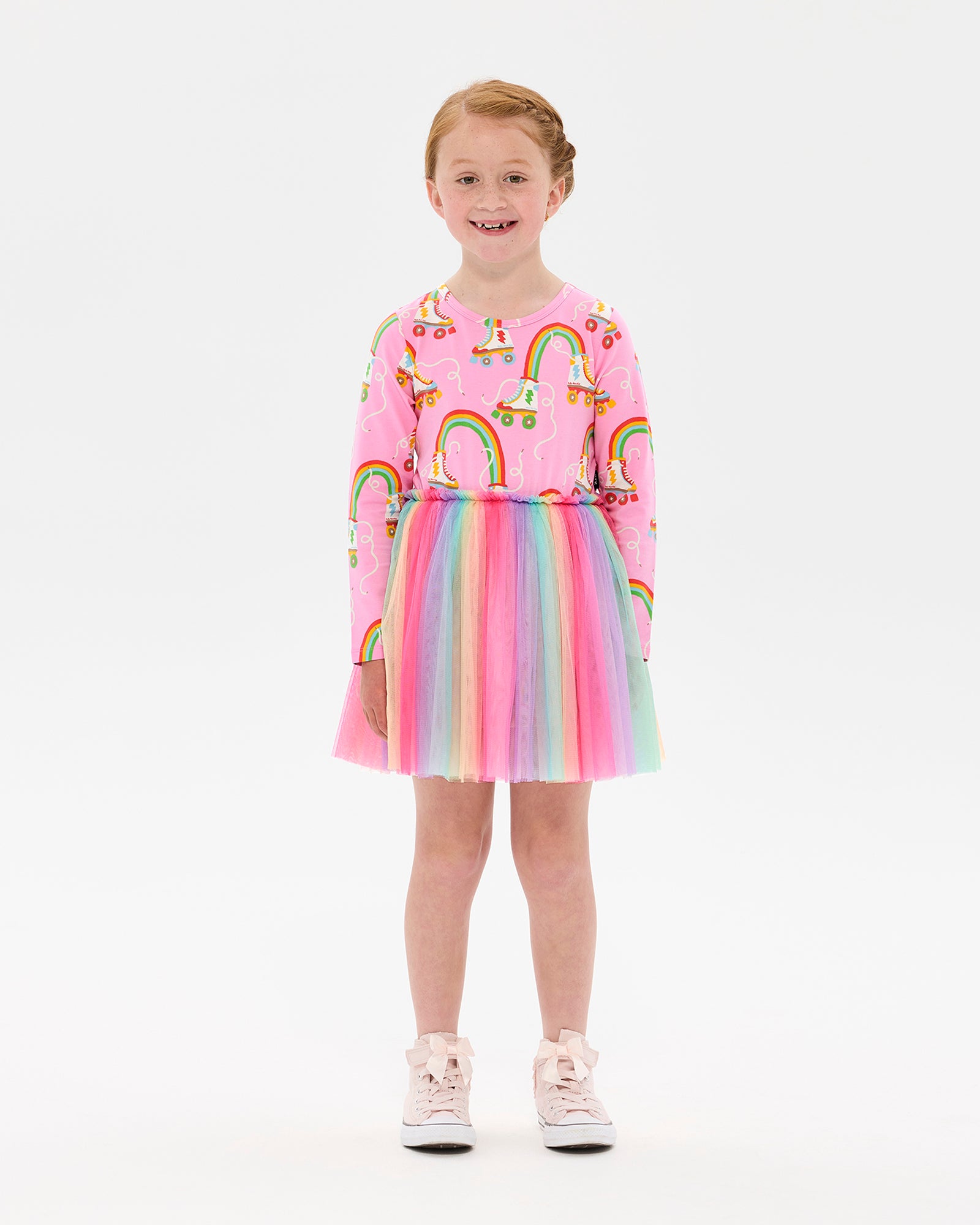 LET THE GOOD TIMES ROLL LONG SLEEVE CIRCUS DRESS