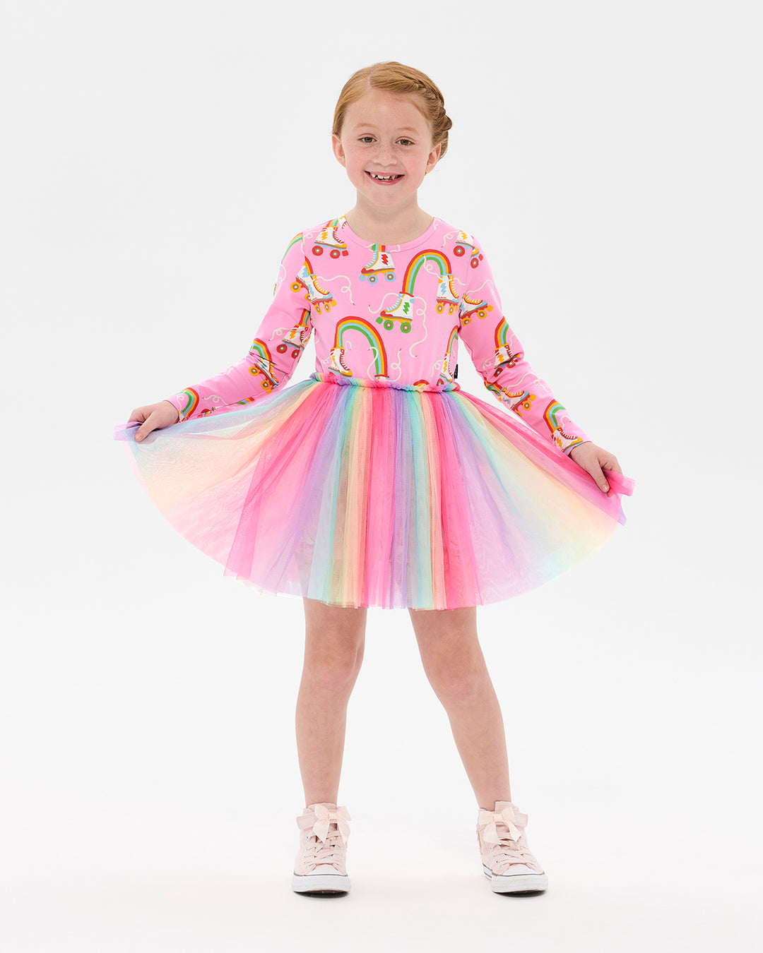 LET THE GOOD TIMES ROLL LONG SLEEVE CIRCUS DRESS