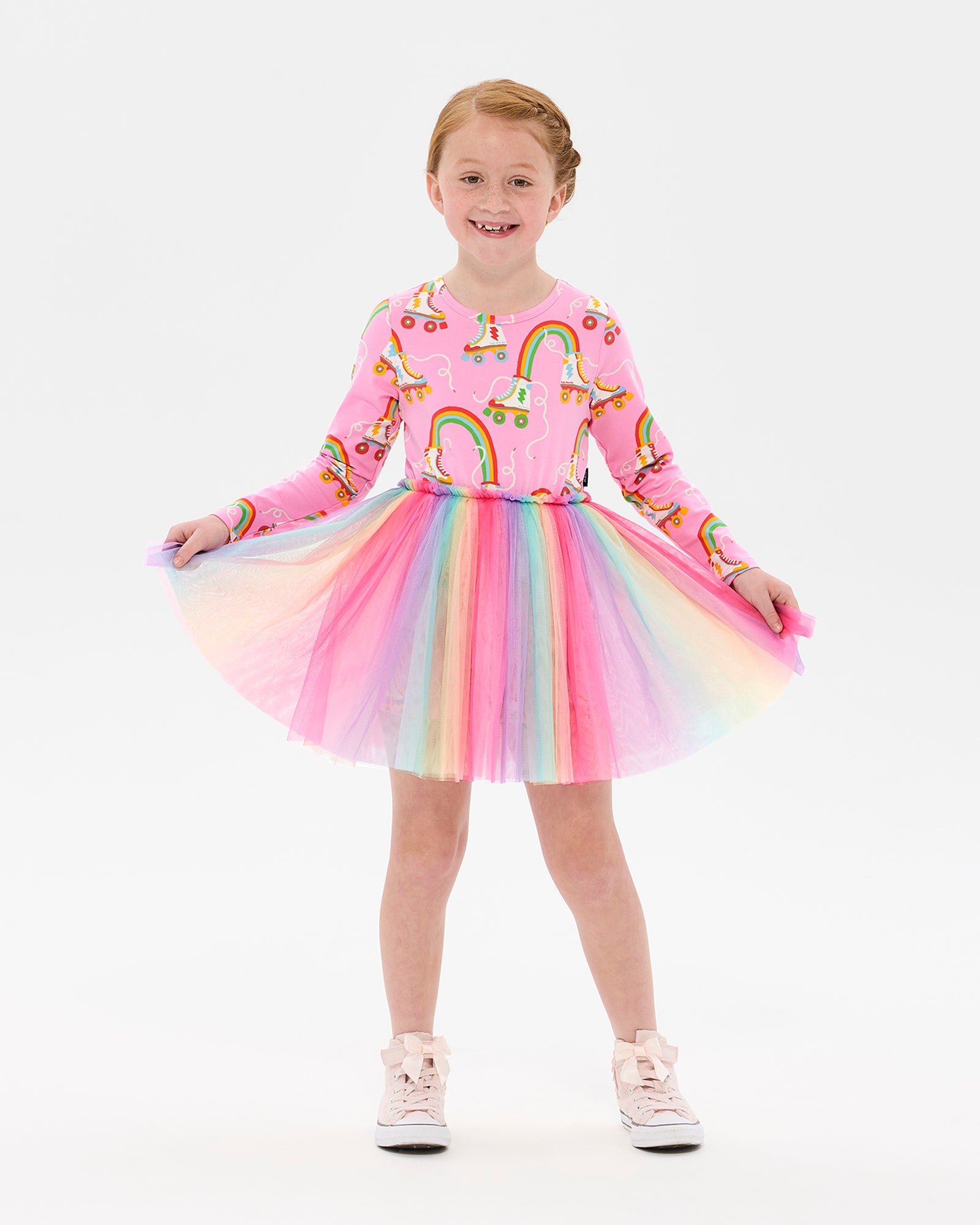 LET THE GOOD TIMES ROLL LONG SLEEVE CIRCUS DRESS
