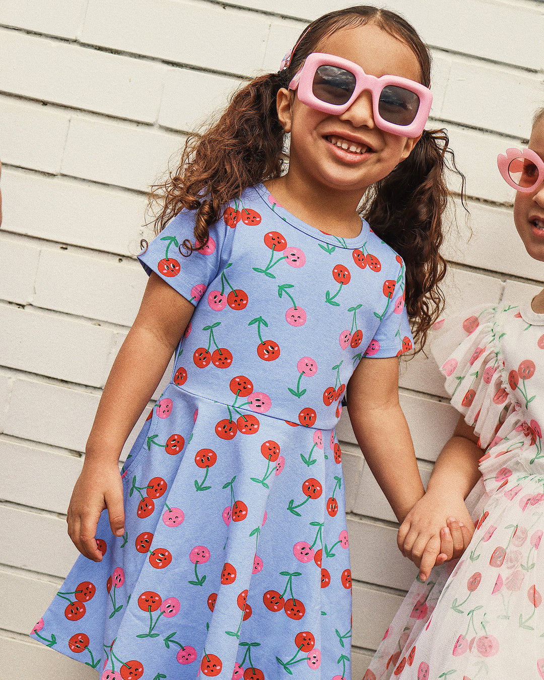 WAISTED DRESS IN HUCKLEBERRY