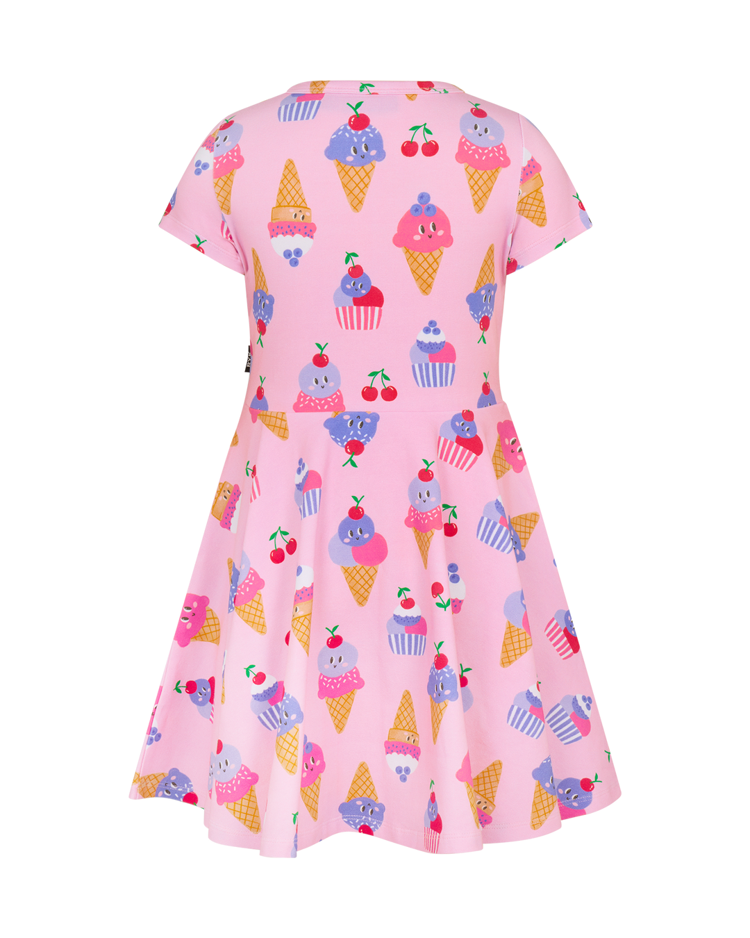WAISTED DRESS IN PINK LAVENDER