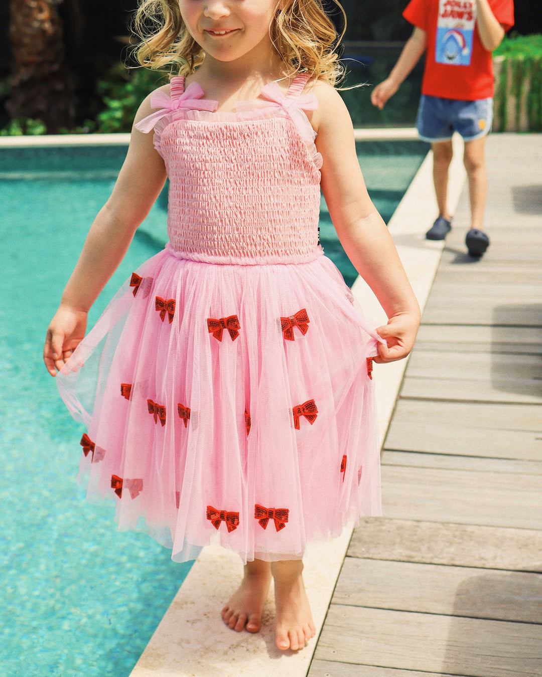 WISHES DRESS IN HEAVENLY PINK