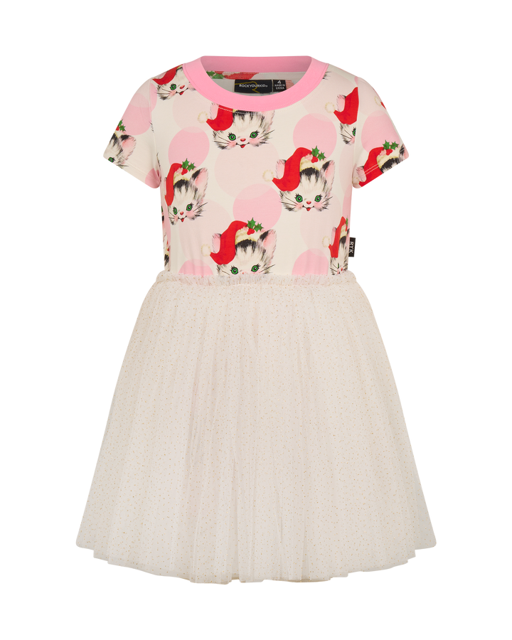 DANCE DRESS IN CREAM PINK