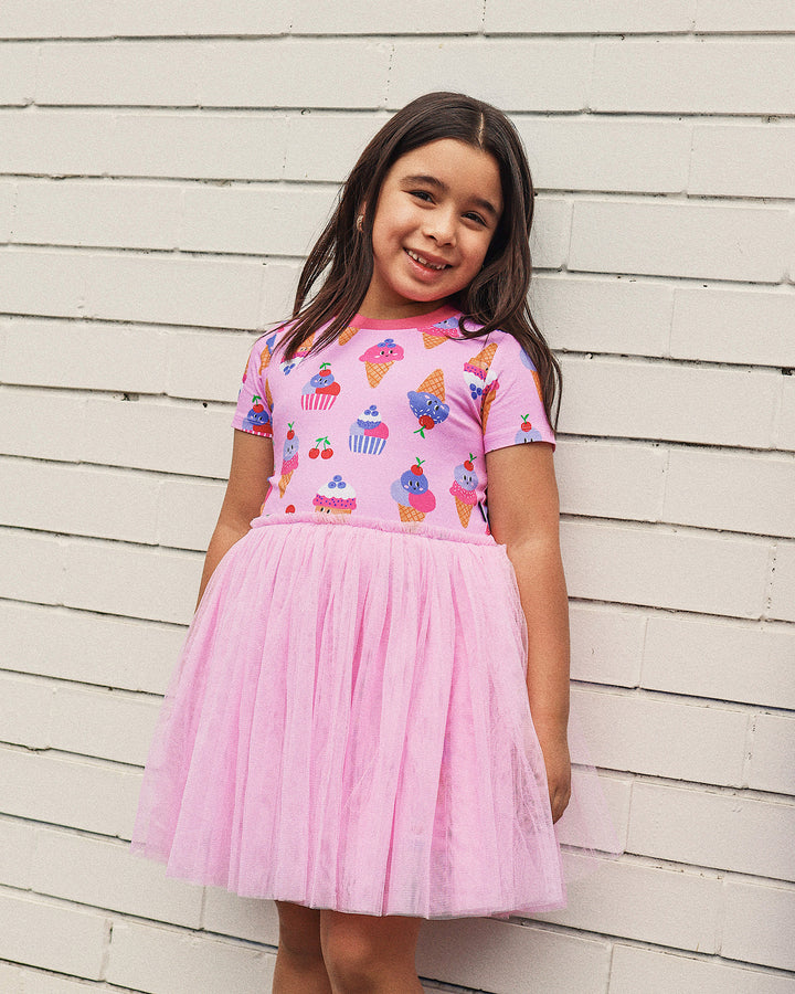 DANCE DRESS IN PINK LAVENDER