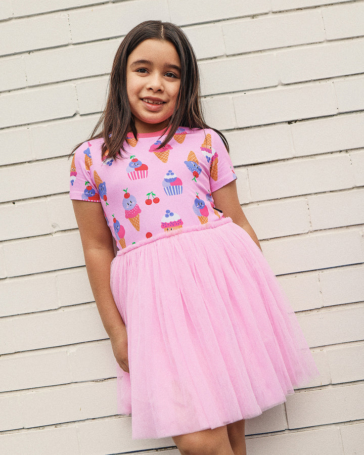 DANCE DRESS IN PINK LAVENDER