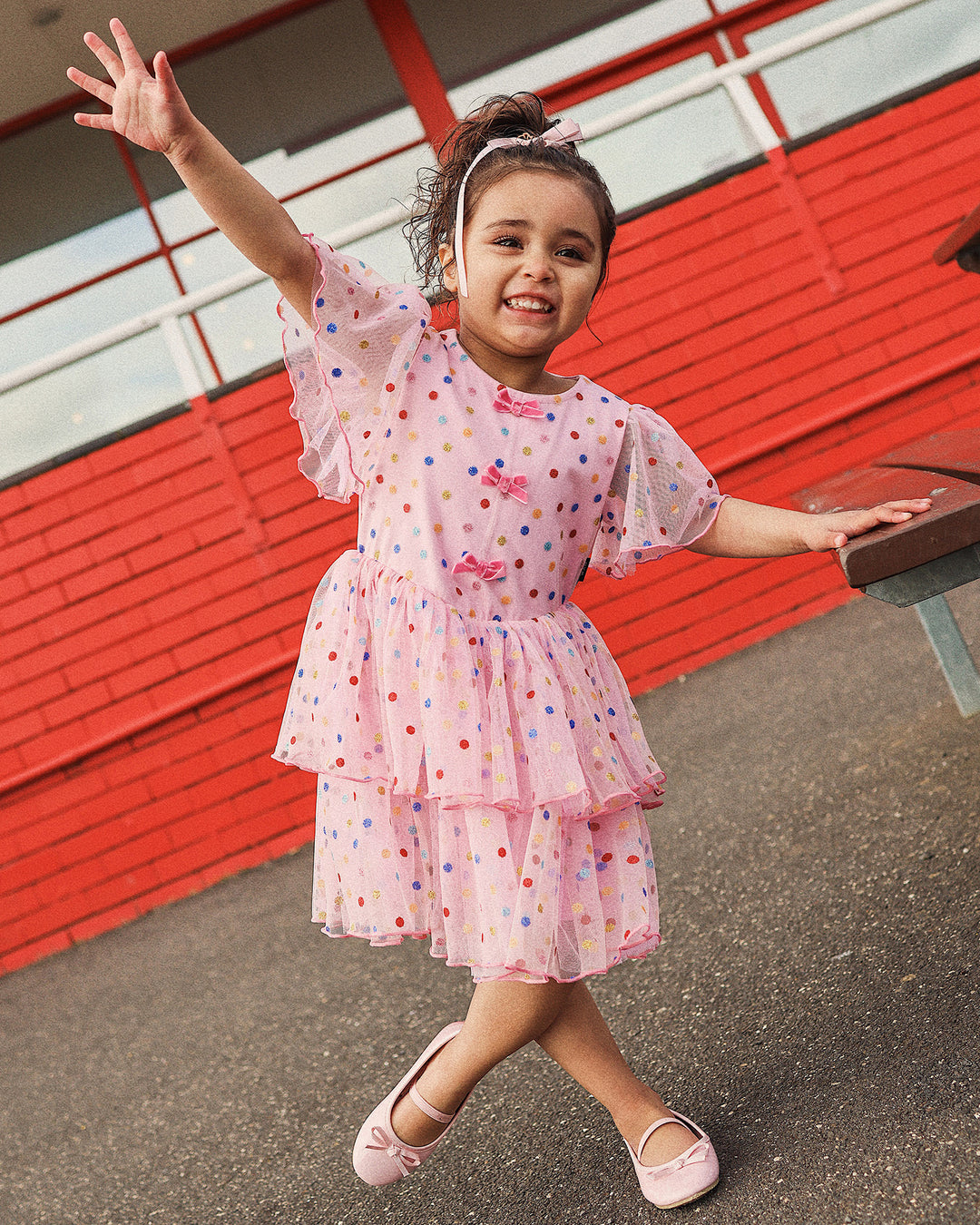 VALENTINE DRESS IN PINK POP