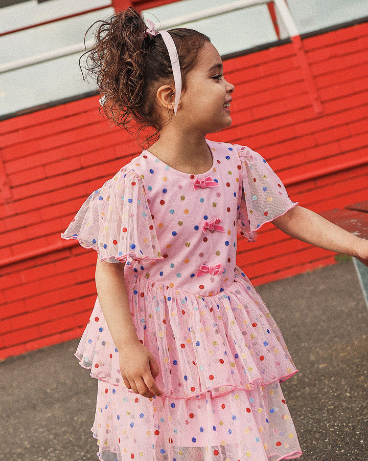 VALENTINE DRESS IN PINK POP