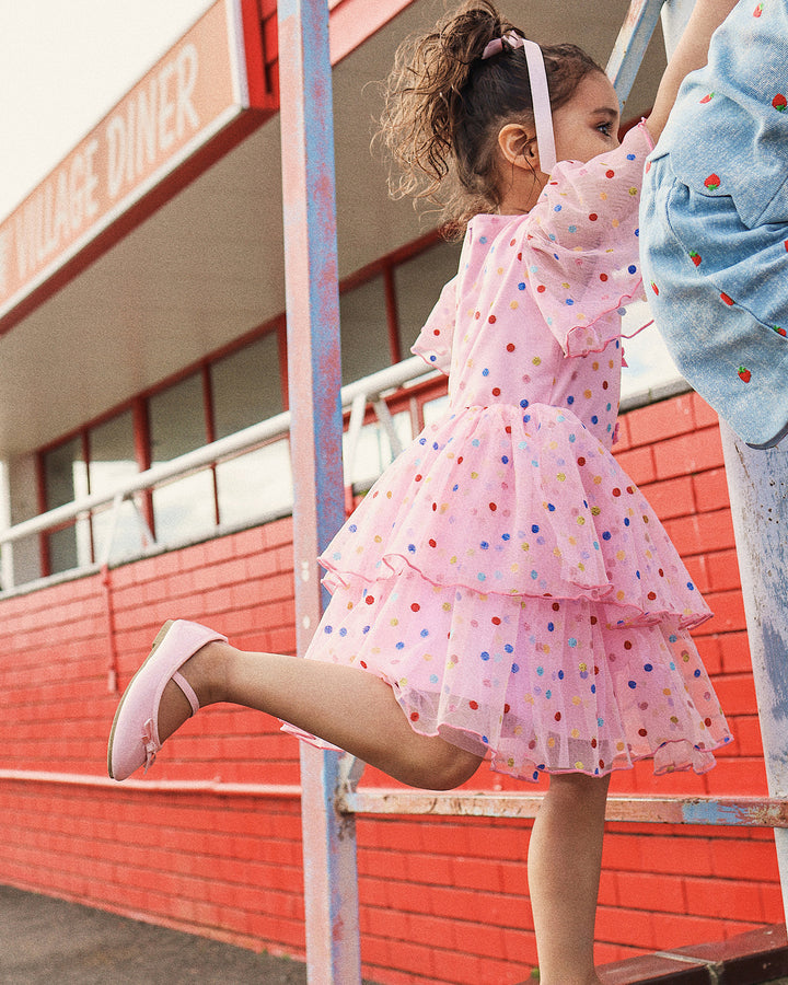 VALENTINE DRESS IN PINK POP