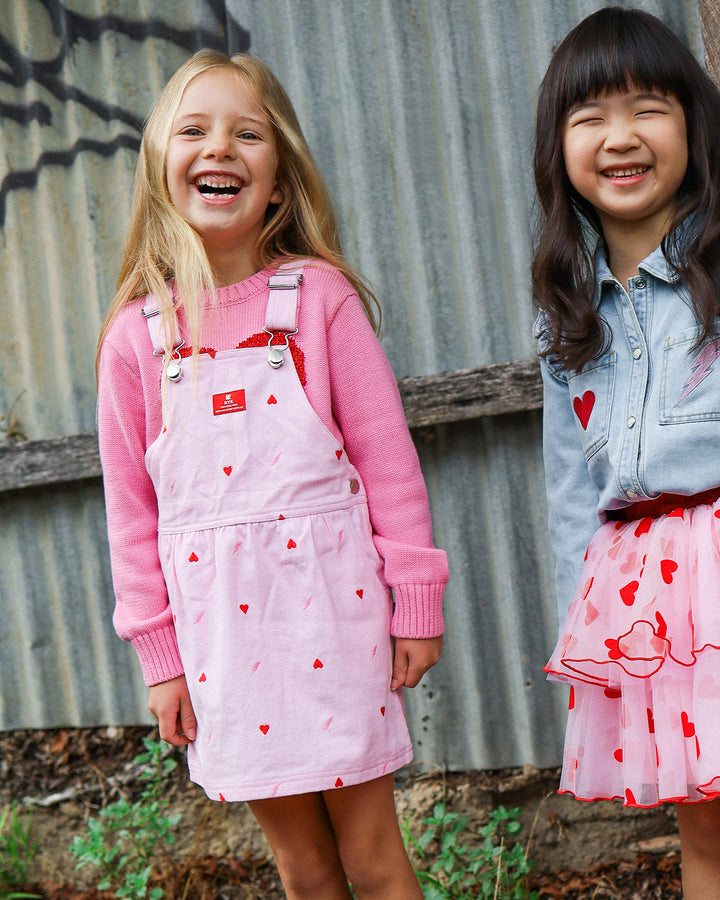 BE MINE TWIGGY PINAFORE